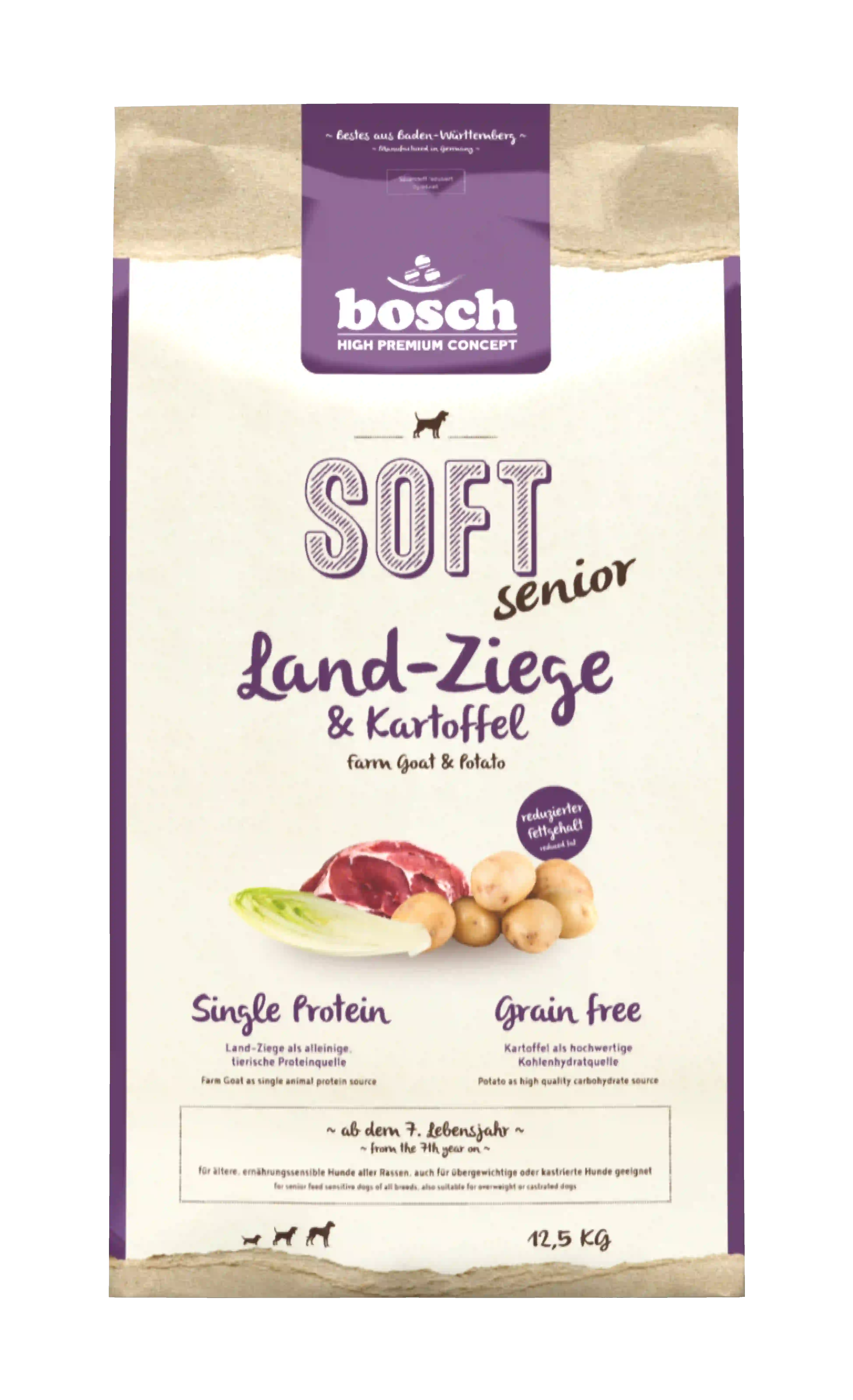 Senior Land-Ziege & Kartoffel