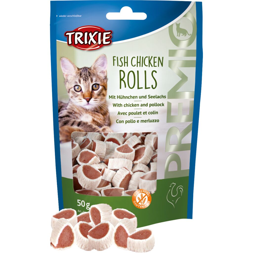 Premio Fish Chicken Rolls, Hühnchen/Seelachs