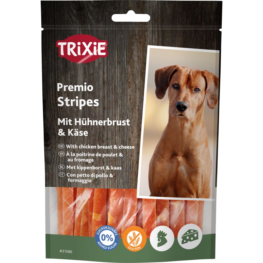 Premio Stripes mit Hühnerbrust & Käse