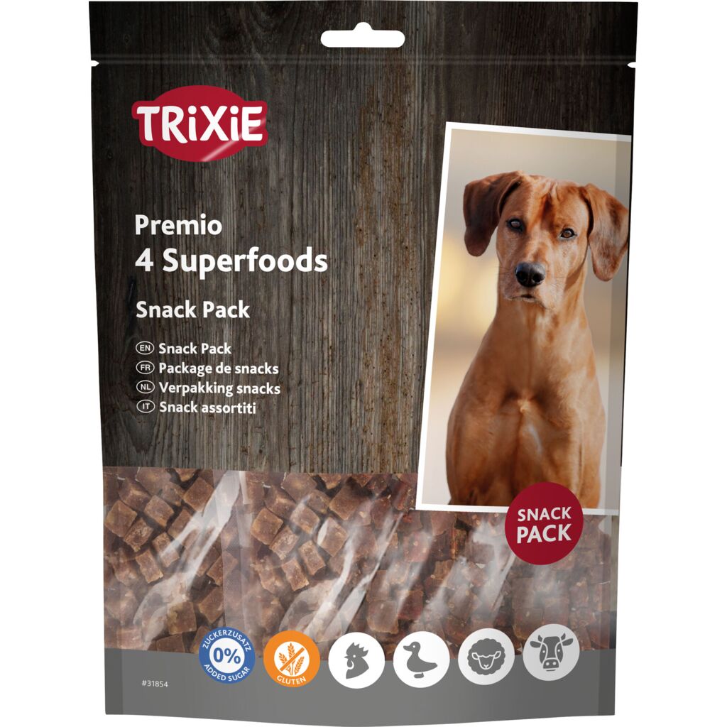 Premio 4 Superfoods mit Huhn/Ente/Rind/Lamm