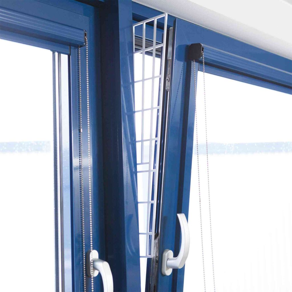 Schutzgitter für Fenster, Seitenteil