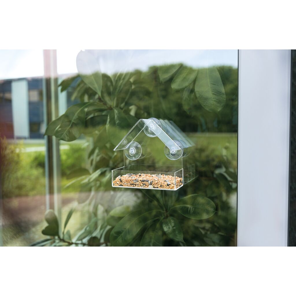 Futterhaus für Fensterscheibe, Kunststoff