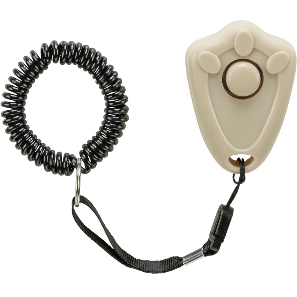 Tastenclicker mit Spiralschlaufe