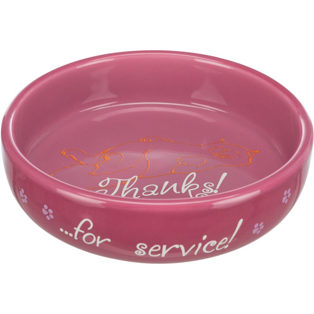 Napf, flach, Thanks for Service, Keramik