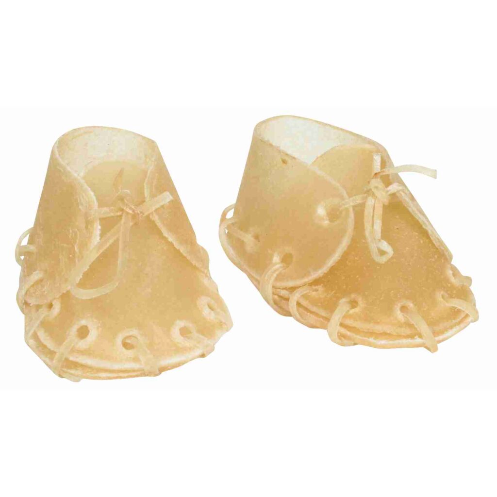 Kauschuh, genäht
