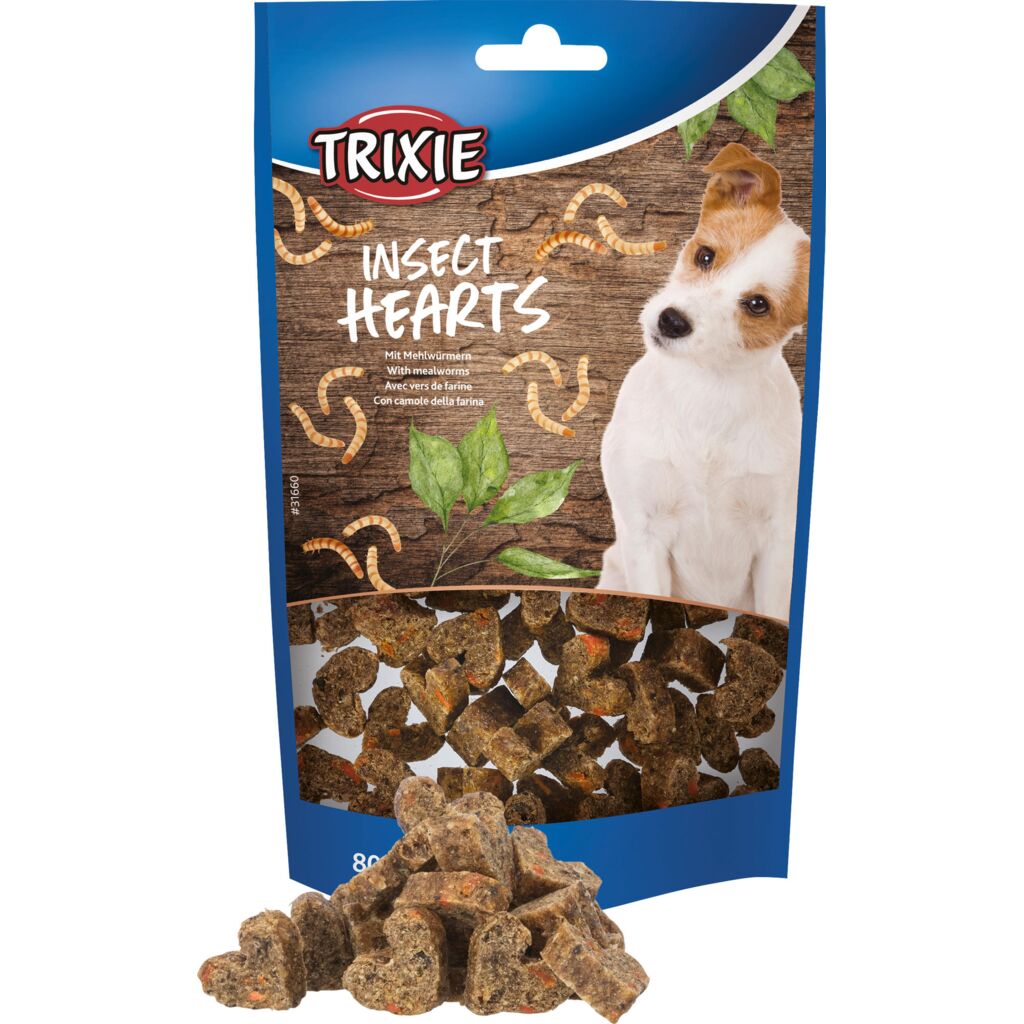 Insect Hearts mit Mehlwürmern