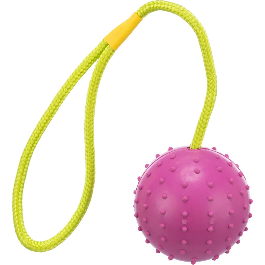 Ball am Seil, Naturgummi