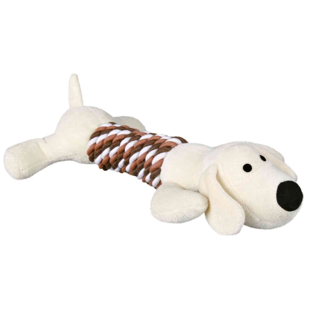Hund mit Tau, Plüsch