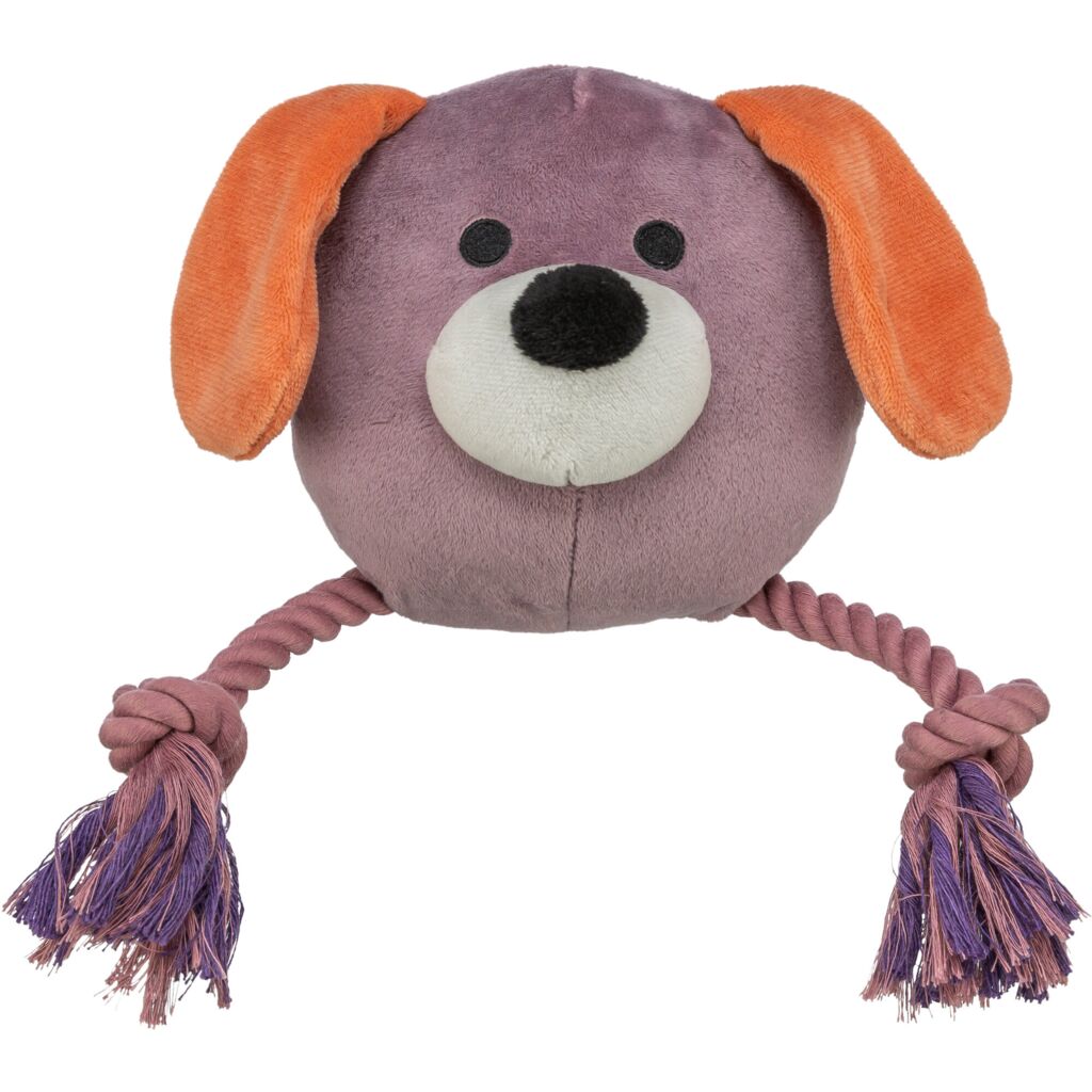 Hund mit Tau, Plüsch/Tau