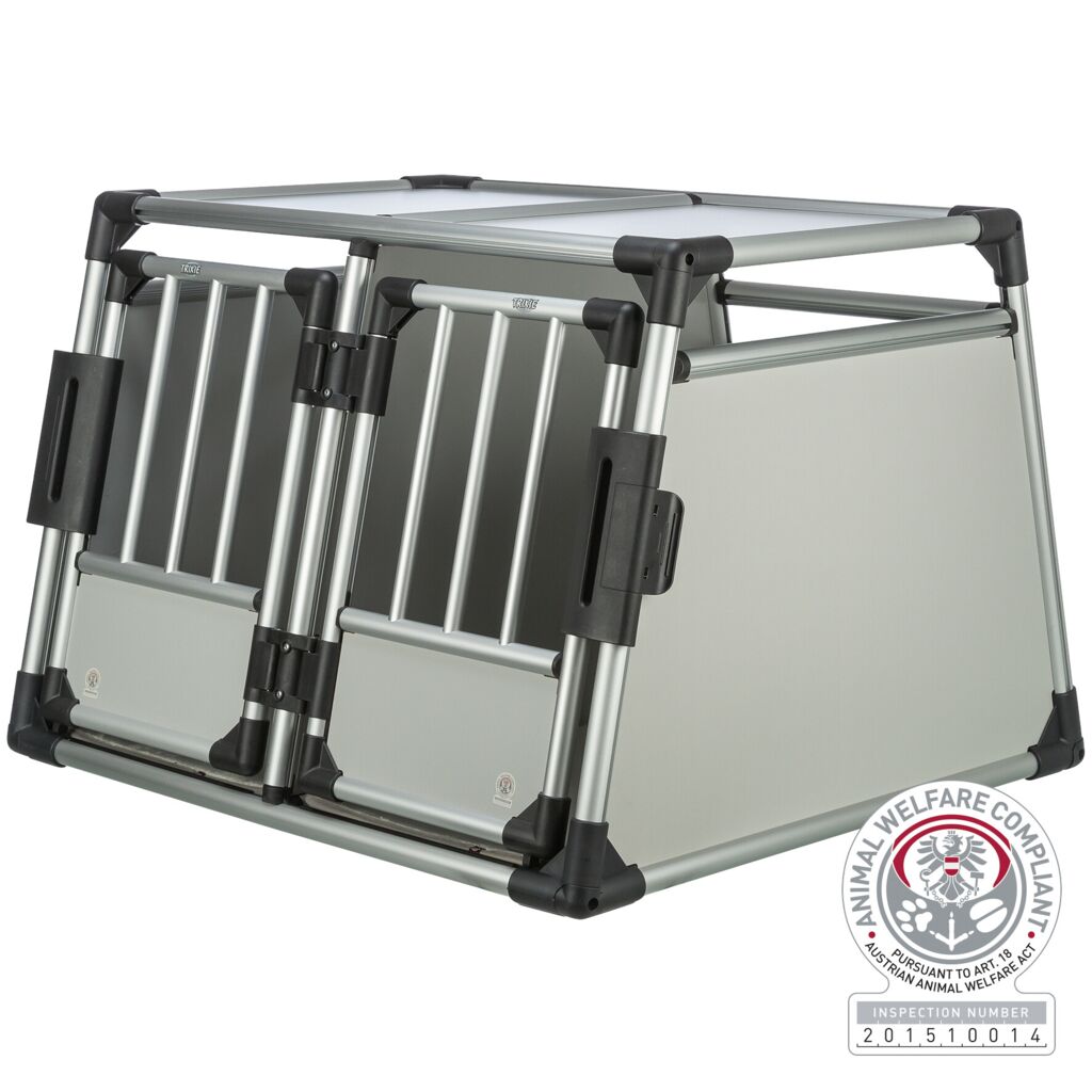Transportbox, doppelt, Aluminium