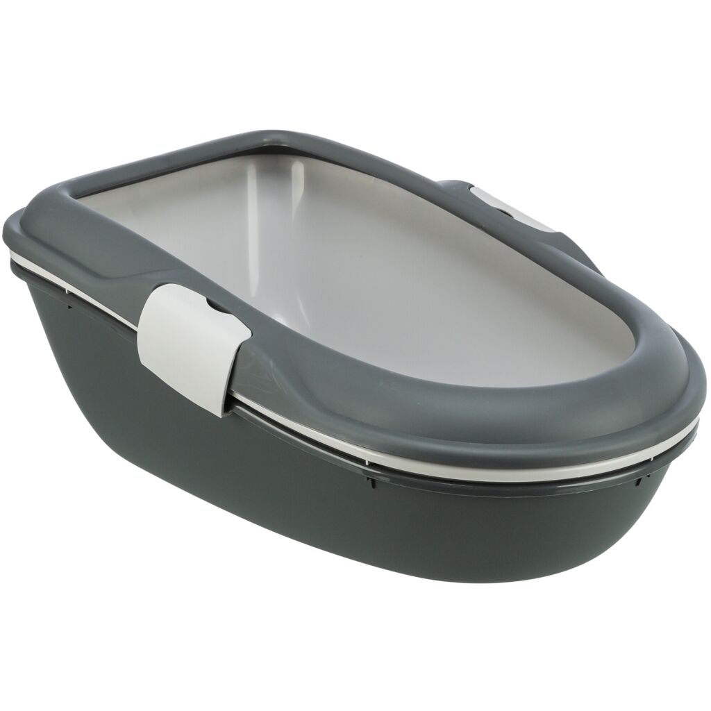 Katzentoilette Berto, mit Rand, Trennsystem
