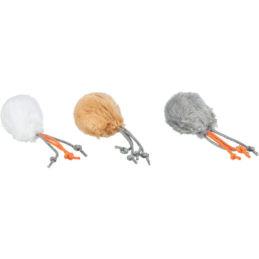 Ball mit Bändern, Plüsch, Katzenminze