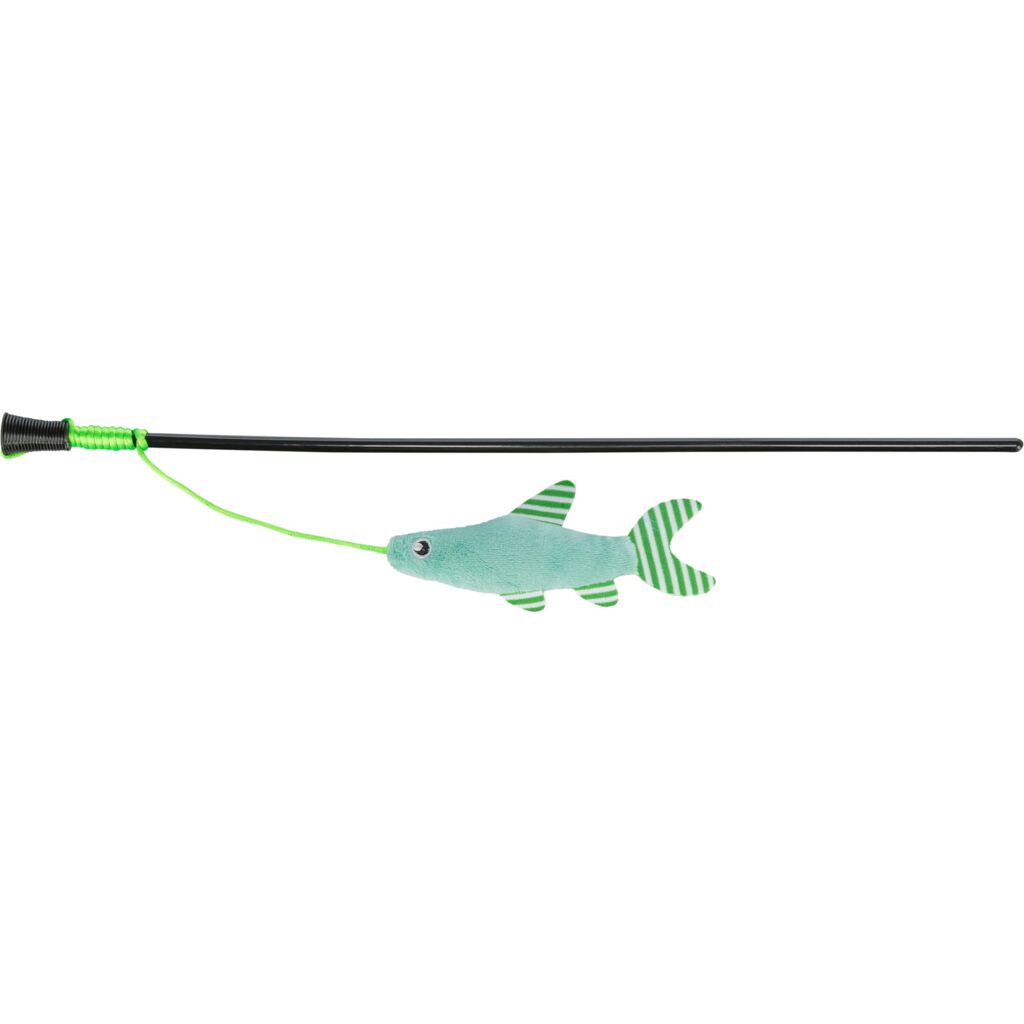Spielangel Fisch, Kunststoff/Plüsch, Katzenminze
