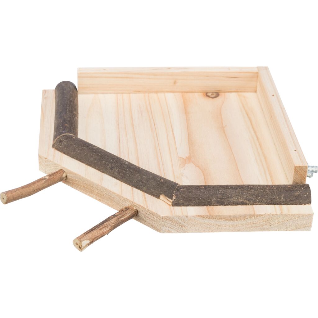 Plattform mit Sitzstangen, Holz