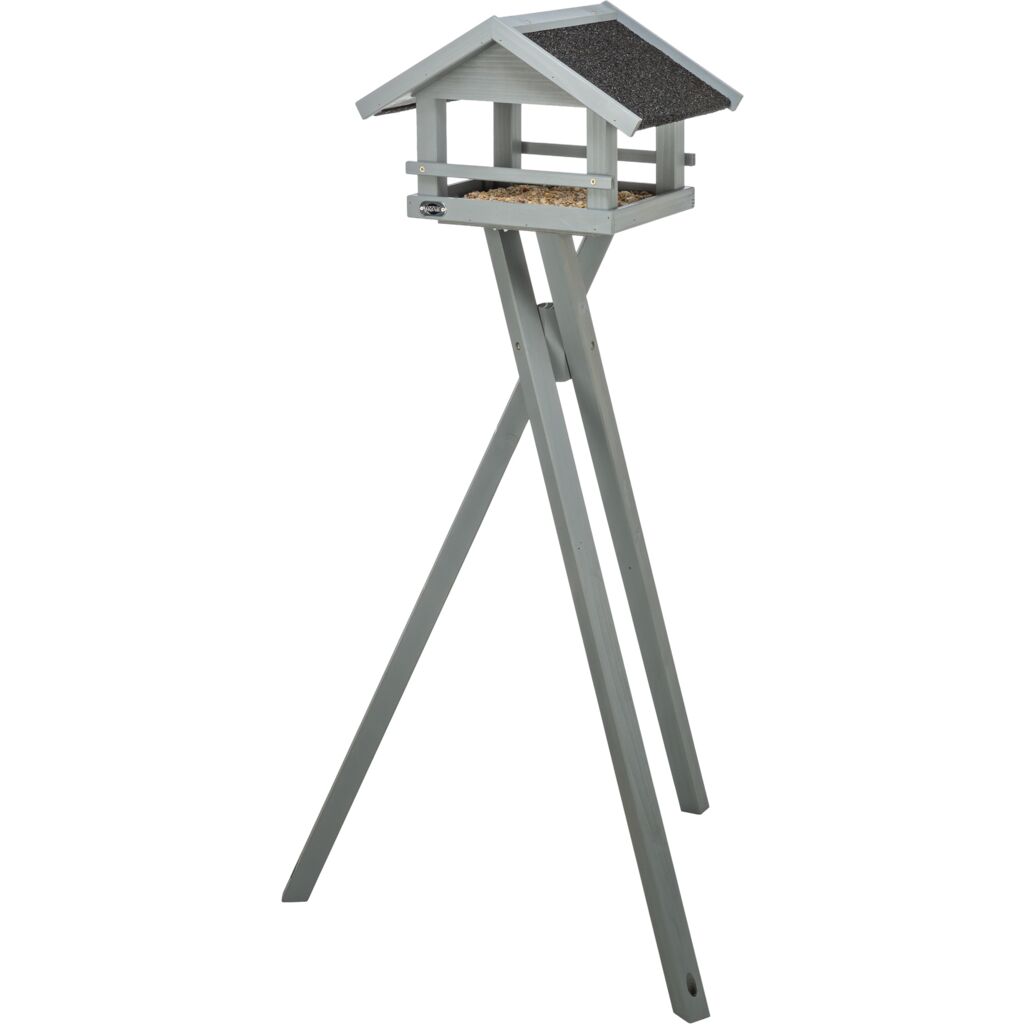 natura Futterhaus mit Ständer, Kiefernholz