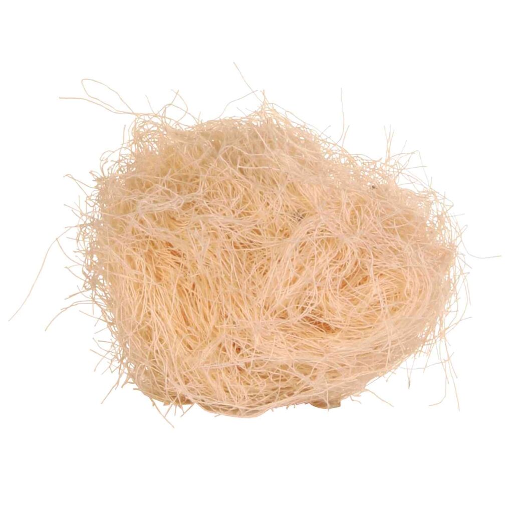 Nistmaterial, Scharpie/Baumwollfasern