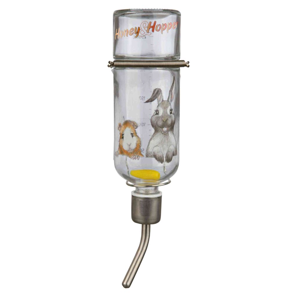 Tränke Honey&Hopper, Spannfeder/Drahthalter, Glas
