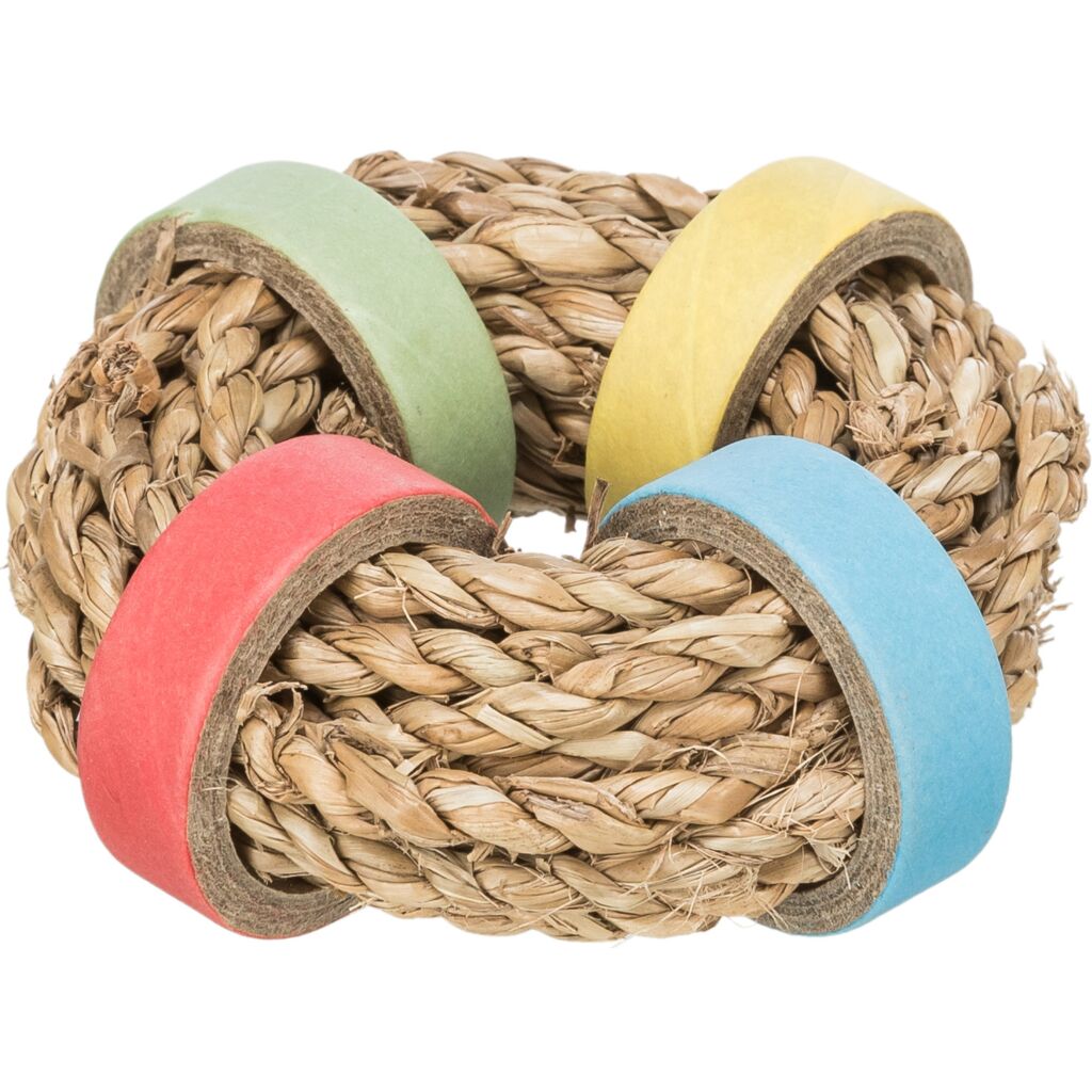 Seegras Ring mit Papierringen