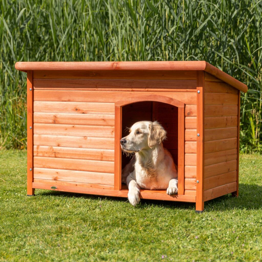 natura Hundehütte Classic Flachdach