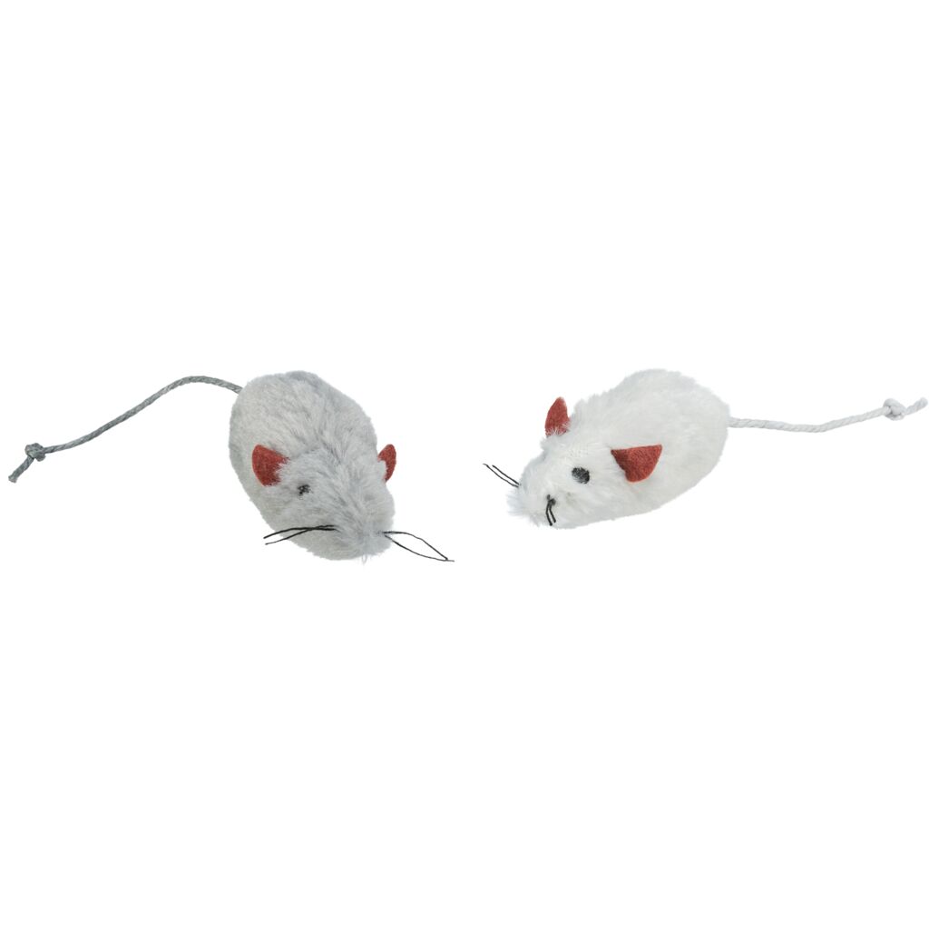 Maus, Langhaarplüsch, Katzenminze