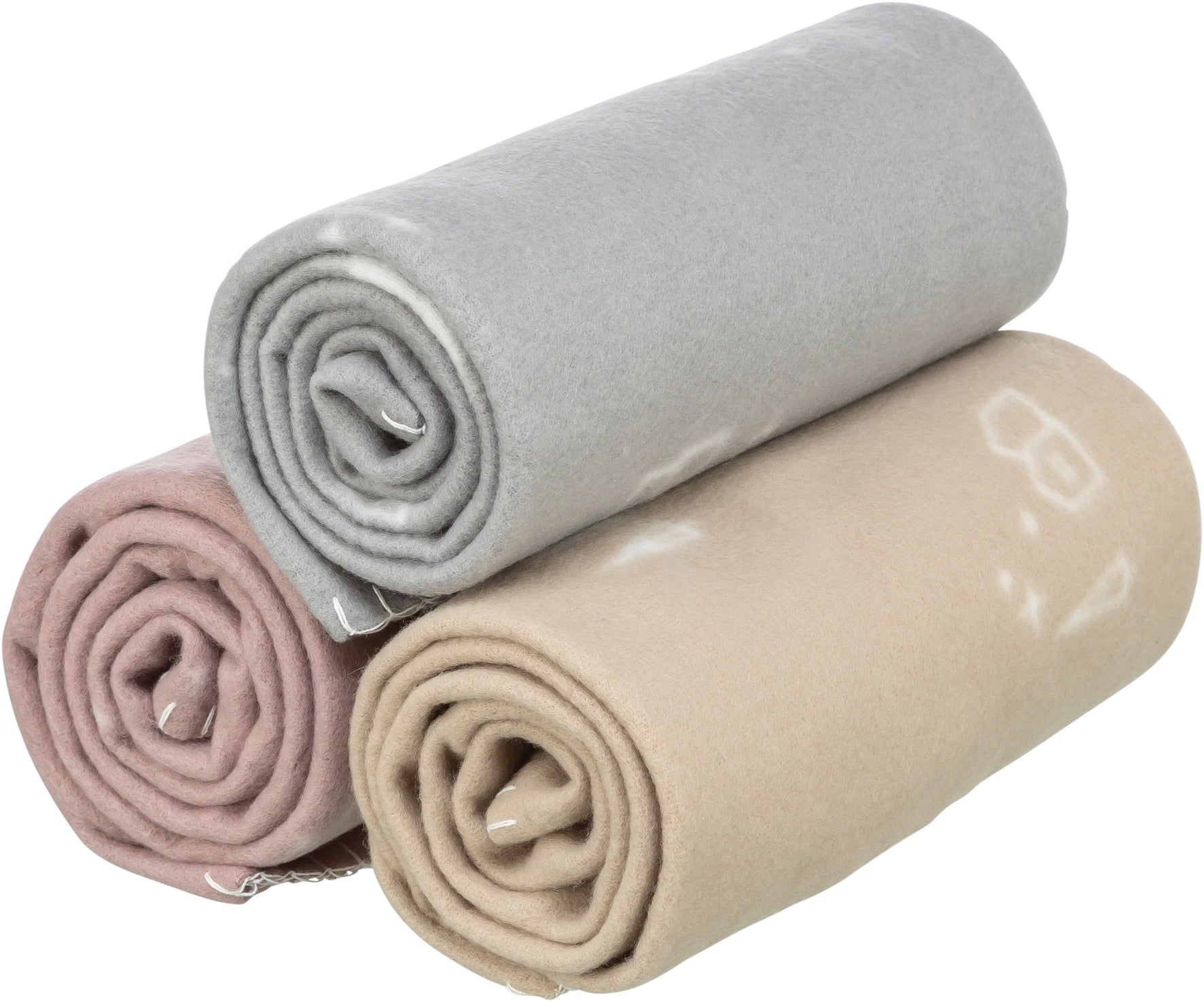 20 Xmas Fleecedecken Lilja, 100 × 70 cm / 150 × 100 cm sortiert