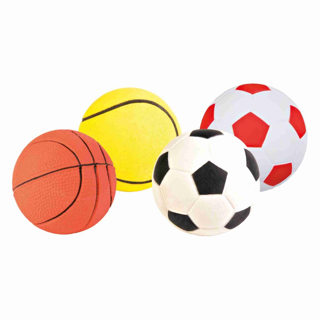 Spielball, schwimmt, Moosgummi