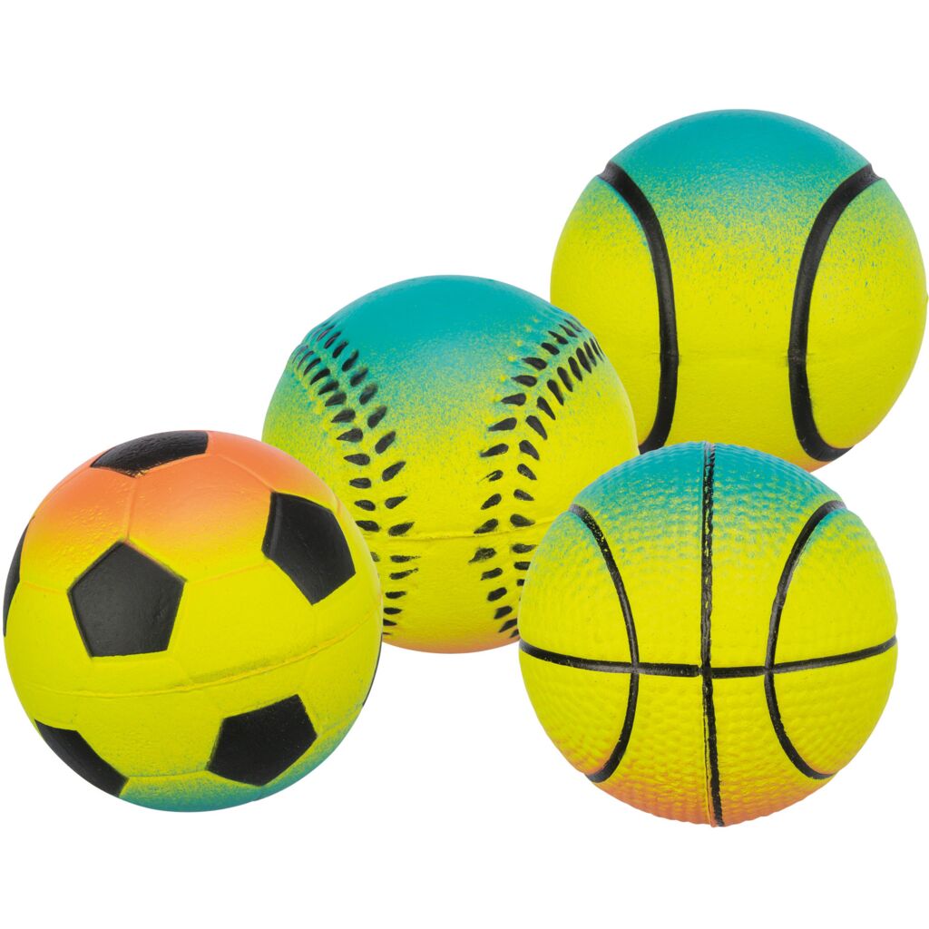 Neonball, schwimmt, Moosgummi