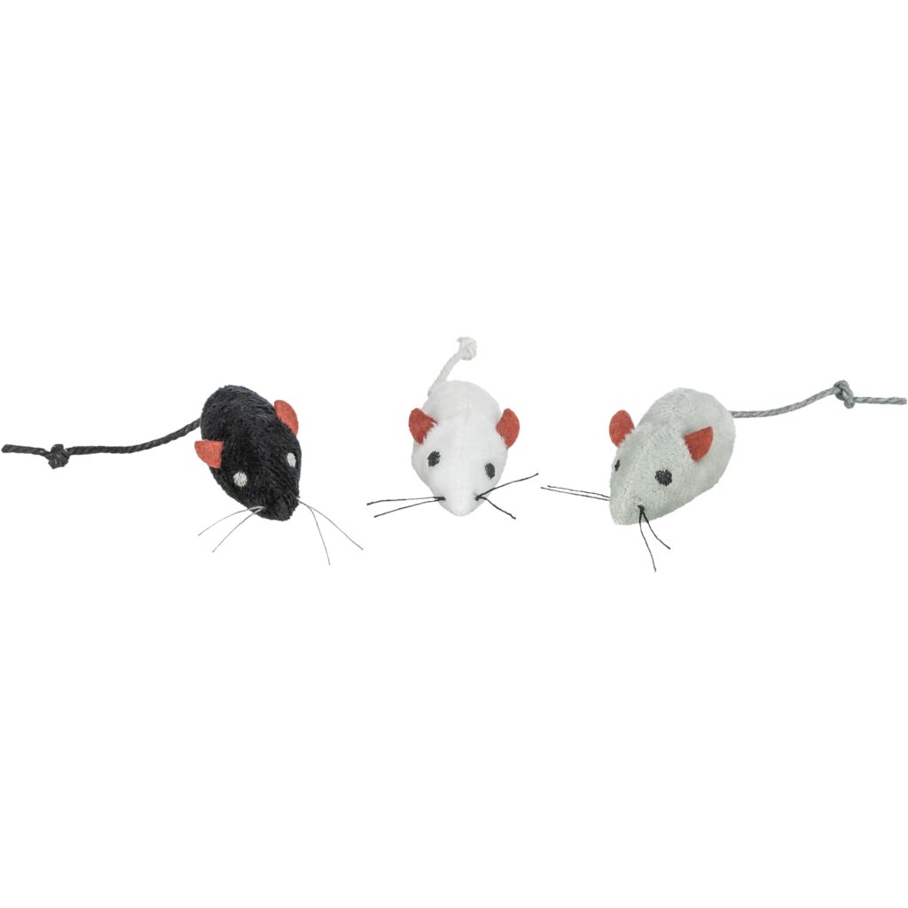Maus mit Schelle, Plüsch, Katzenminze