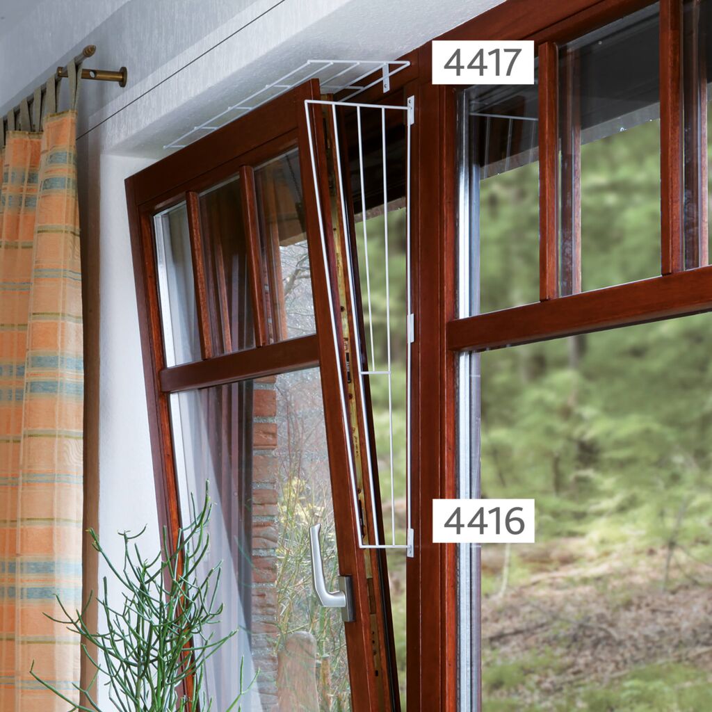 Schutzgitter für Fenster, Seitenteil