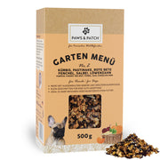 Paws & Patch GARTEN MENÜ Nr. 2 – Kürbis, Pastinake, Rote Bete, Fenchel, Salbei, Löwenzahn