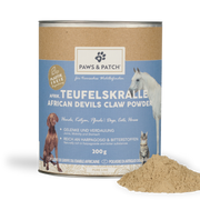 Paws & Patch AFRIKANISCHE TEUFELSKRALLEN Pulver für Hunde, Katzen & Pferde