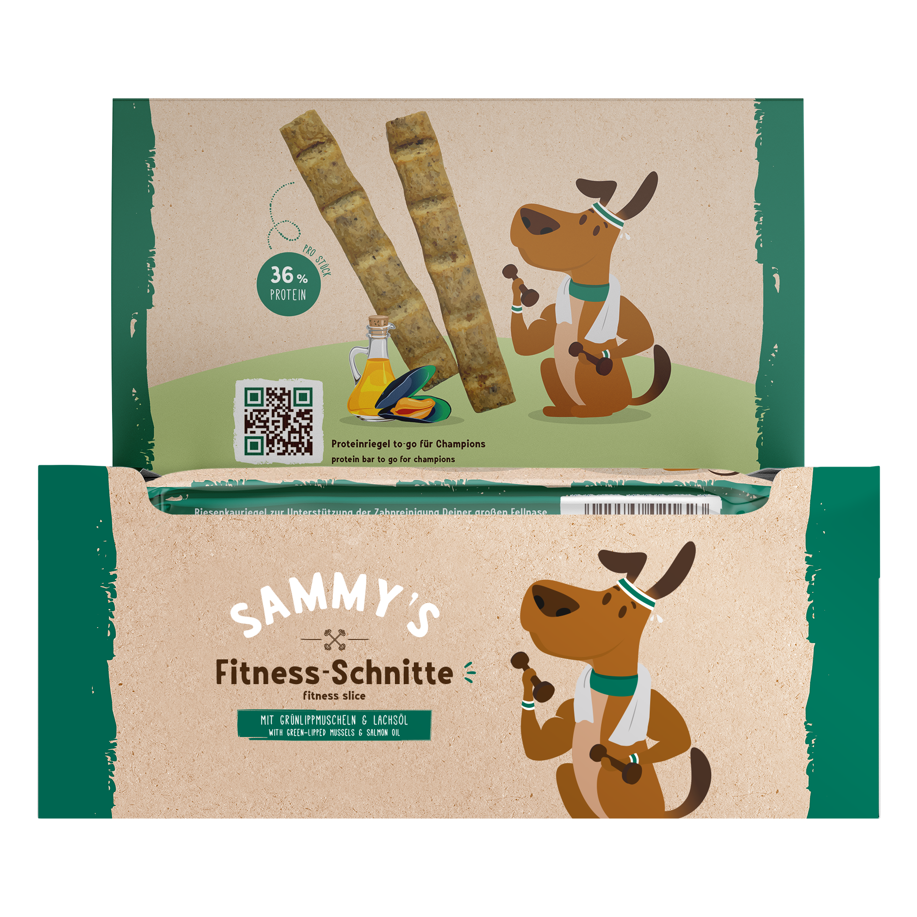 Sammys Fitness Schnitte mit Grünlippmuscheln